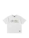 Evisu Hand-drawn Multi-pocket T-shirt In White