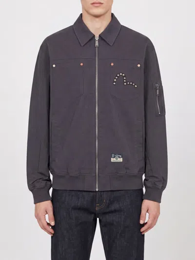 Evisu Jacket Men Color Black In Brown