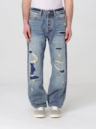 Evisu Jeans  Men Color Denim