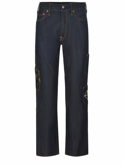 EVISU EVISU JEANS MADE OF DENIM.