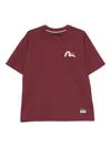 Evisu Logo-print T-shirt In Burgundy