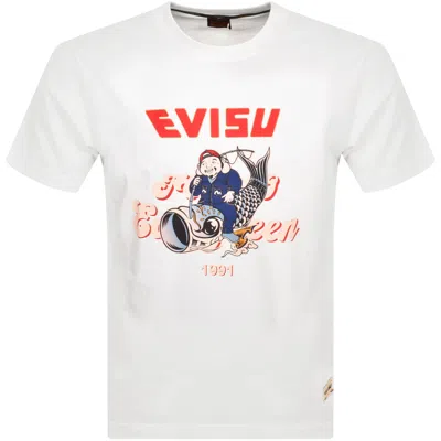 Evisu Logo T Shirt White