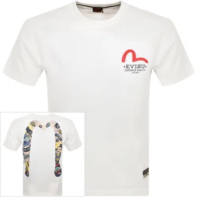 Evisu Logo T Shirt White