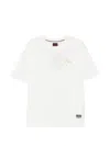 Evisu Logo-embroidered T-shirt In White