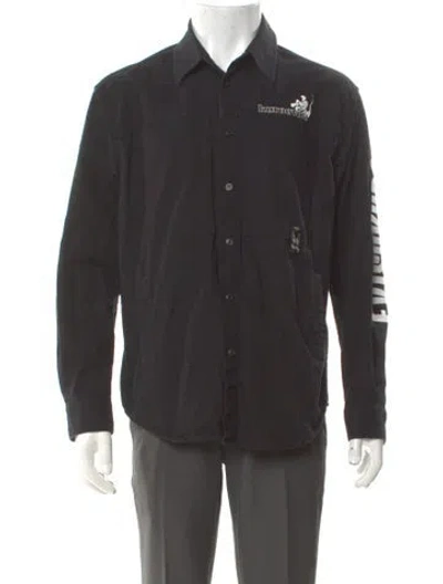 Pre-owned Evisu Long Sleeve Shirt In Gray