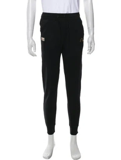 Pre-owned Evisu Lounge Bottoms In Black