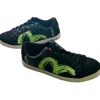 Evisu Men's  Premium Streetwear Sneakers In Black, Green In Animal Print