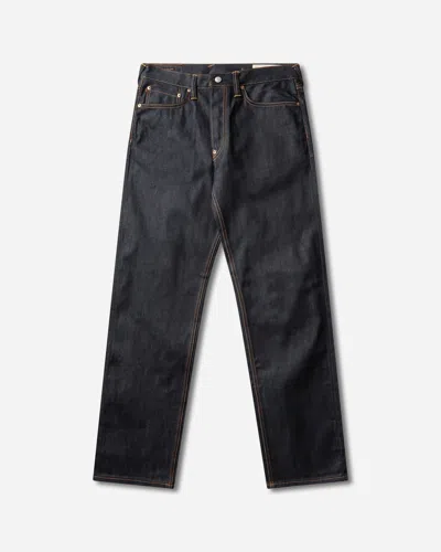 Evisu Men S Daicock Print Baggy Jeans Raw Indigo In Blue