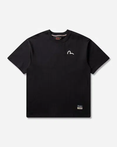 Evisu Men S Seagull Embroidery T-shirt In Black