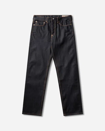 Evisu Men S Seagull Print Pockets Jeans Raw Indigo In Blue
