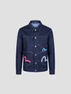 Evisu Multi-pocket Denim Jacket In Blue