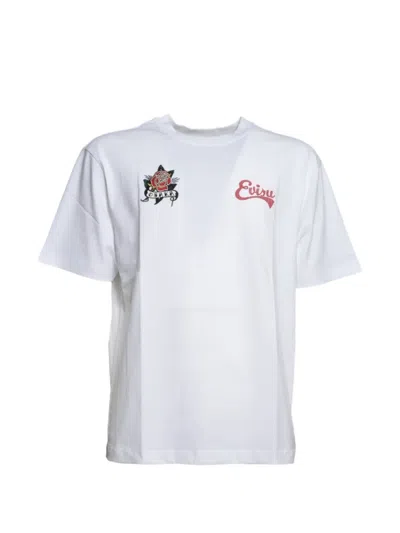 Evisu Osaka Logo-print T-shirt In White