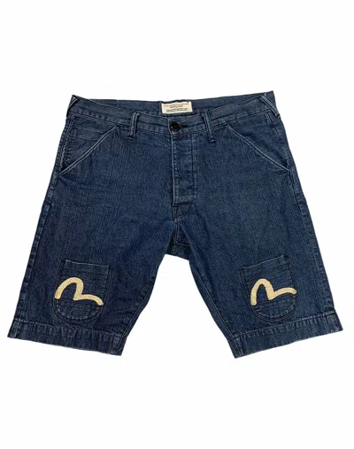 Pre-owned Evisu Paris Short Pants Quick Pocket In Blue