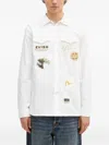 Evisu Pocket-embroidered Shirt In White