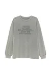 Evisu Printed Long-sleeve T-shirt In Gray