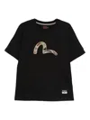 Evisu Seagull Brocade T-shirt In Black