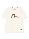 Evisu Seagull Brocade T-shirt In White