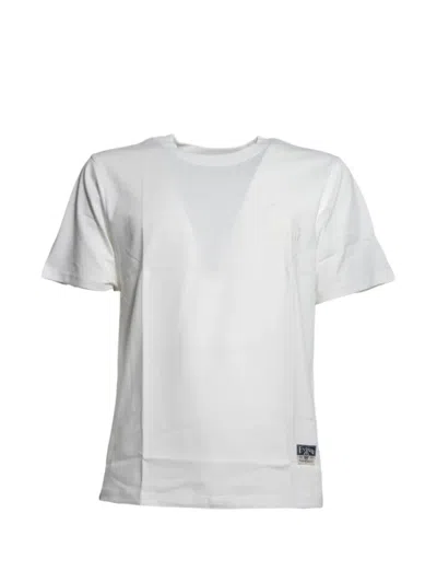 Evisu Seagull-embroidered T-shirt In White