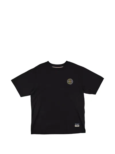 Evisu Seagull-print Cotton T-shirt In Black
