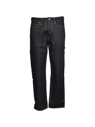 Evisu Multi-pocket Seagull-print Jeans In Blue