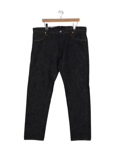 Pre-owned Evisu Straight-leg Jeans In Blue