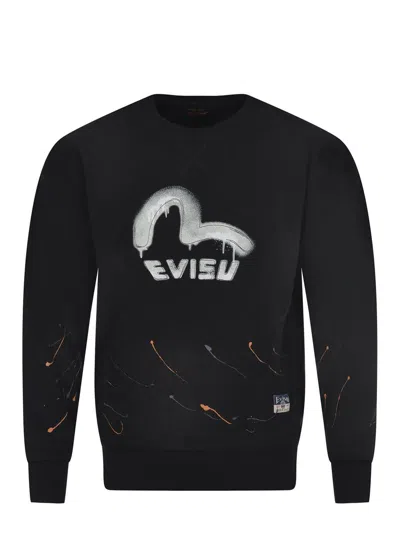 Evisu Sweatshirt Made Of Cotton.