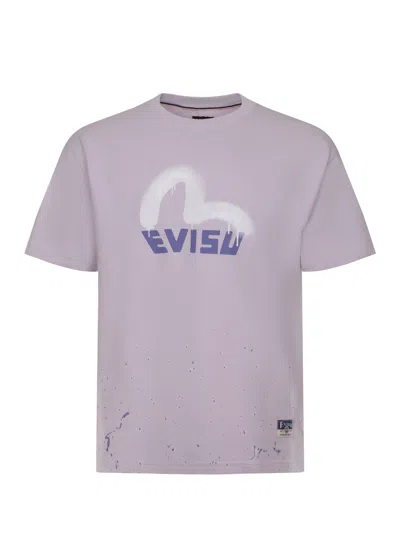 Evisu T-shirt In Crimson