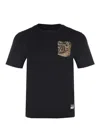 Evisu T-shirt Black Cotton In Black