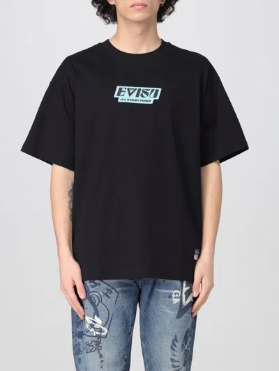 Evisu T-shirt  Men Color Black In Black