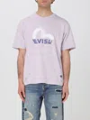 Evisu Spray-print Logo T-shirt In Crimson