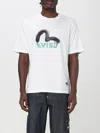 Evisu Spray-paint T-shirt In White