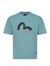 Evisu T-shirt  Men Color Green In Blue