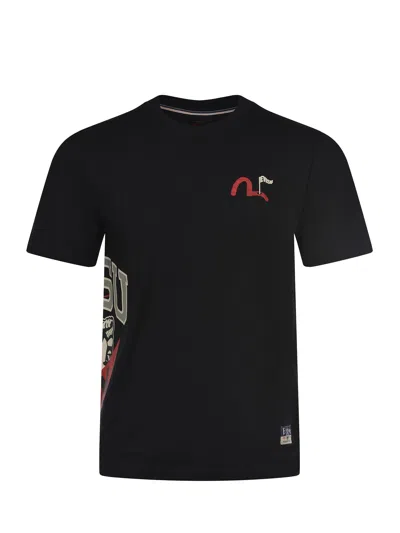 Evisu T Shirt Made Of Cotton.