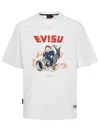 EVISU EVISU T-SHIRTS AND POLOS WHITE