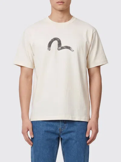Evisu T-shirt Men Color Ecru