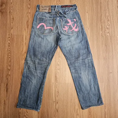 Pre-owned Evisu X Vintage Evisu Yamane Selvedge Jeans In Blue Jean