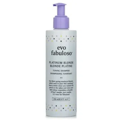 Evo Fabuloso Toning Shampoo 8.4 oz # Platinum Blonde Hair Care 9349769010617 In White
