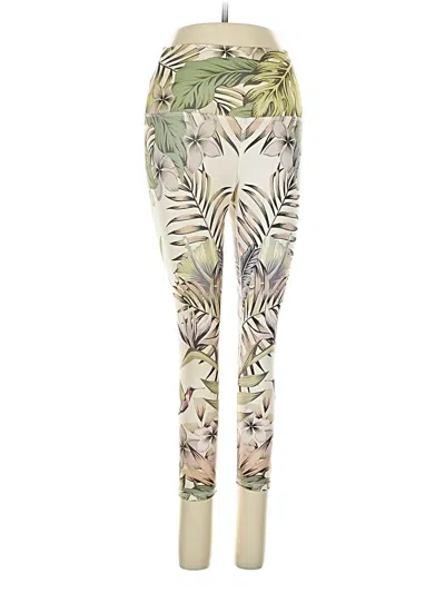 Pre-owned Evolution And Creation Leggings In Green