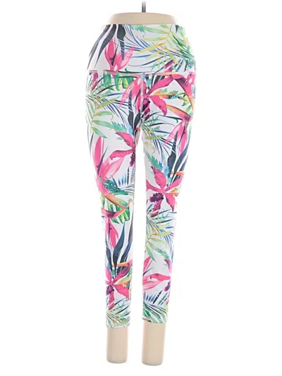 Pre-owned Evolution And Creation Leggings In Pink