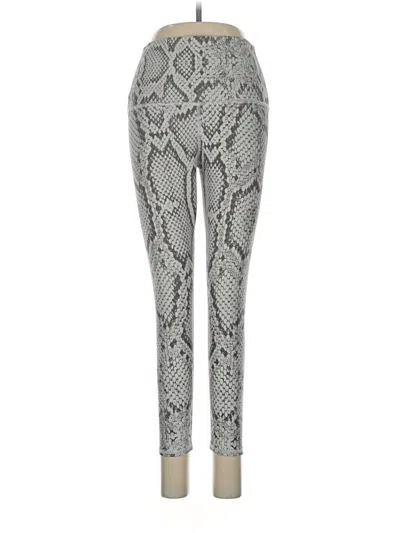 Pre-owned Evolution And Creation Leggings In Silver