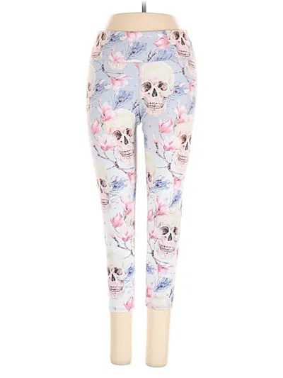 Pre-owned Evolution And Creation Leggings In White