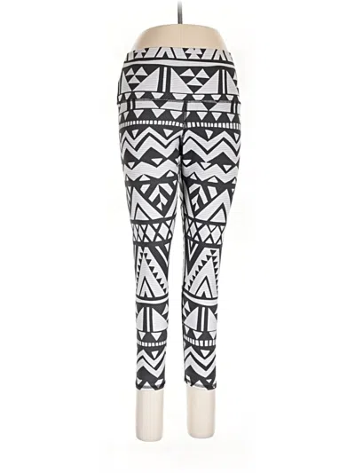 Pre-owned Evolution And Creation Leggings In White