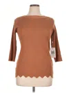 Evolution By Cyrus 3/4 Sleeve T-shirt In Brown