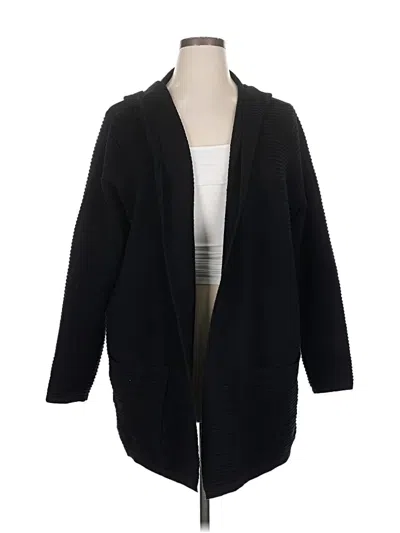 Pre-owned Evolution By Cyrus Cardigan Sweater In Black