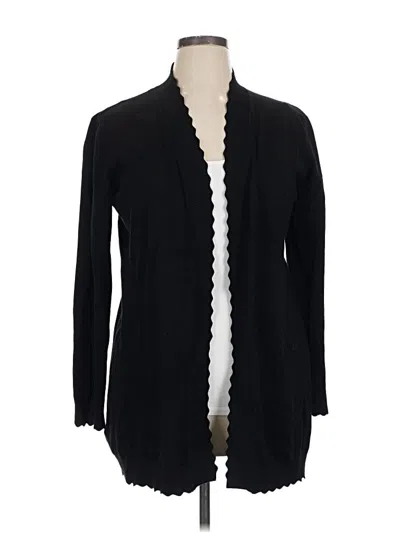 Pre-owned Evolution By Cyrus Cardigan Sweater In Black