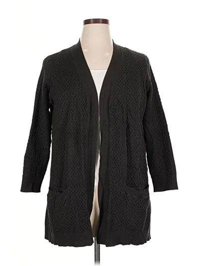 Pre-owned Evolution By Cyrus Cardigan Sweater In Black