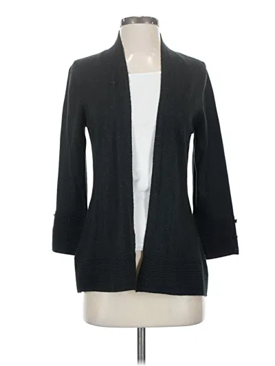 Pre-owned Evolution By Cyrus Cardigan Sweater In Black