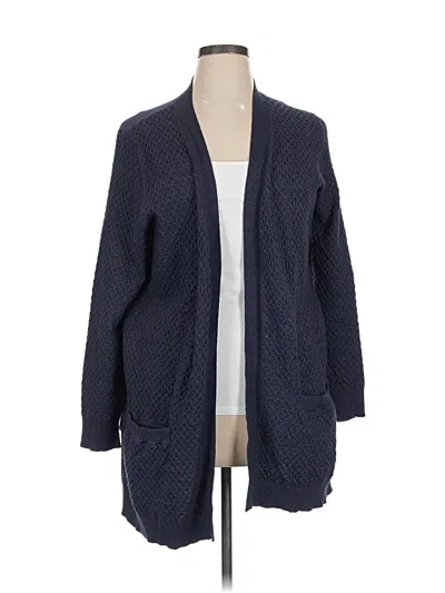 Pre-owned Evolution By Cyrus Cardigan Sweater In Blue