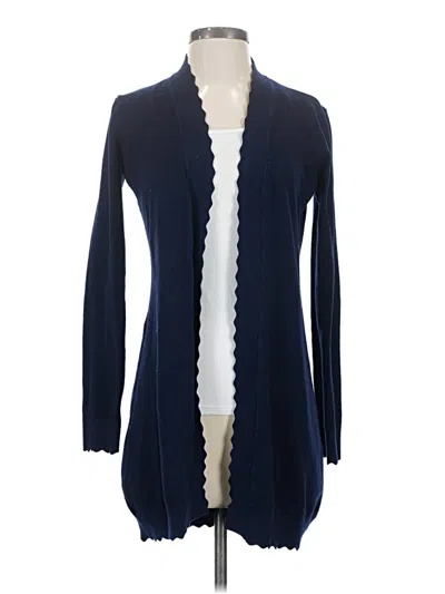 Pre-owned Evolution By Cyrus Cardigan Sweater In Blue