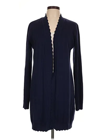 Pre-owned Evolution By Cyrus Cardigan Sweater In Blue